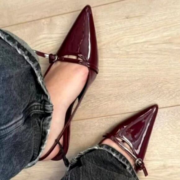 ZARA BLOGGER FAVE!!! Heels with Buckle Detail NWT LAST ONE!!! - Picture 11 of 16